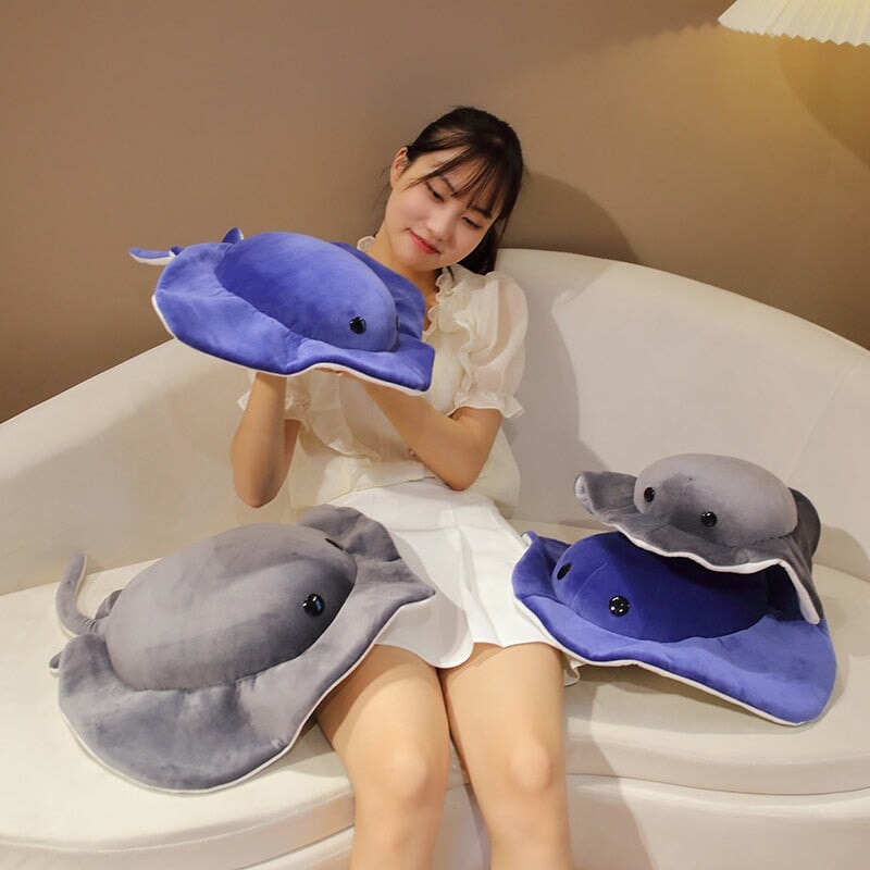 Cuddle Up with Milo & Zara the Adorable Stingray Plushies!