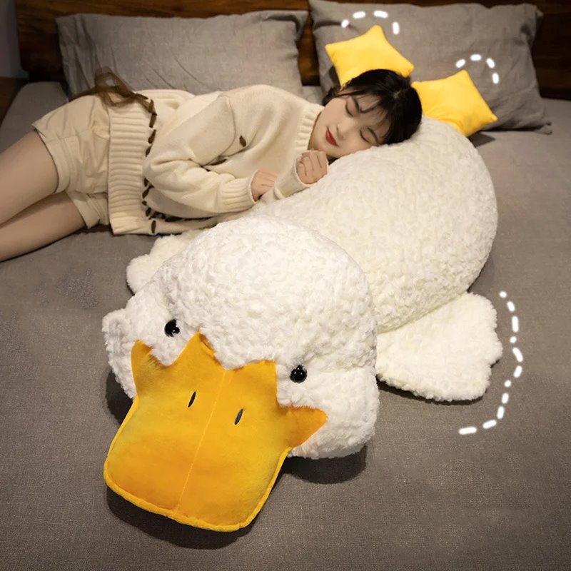 Cuddly Molly the Enormous White Duck Plush Toy