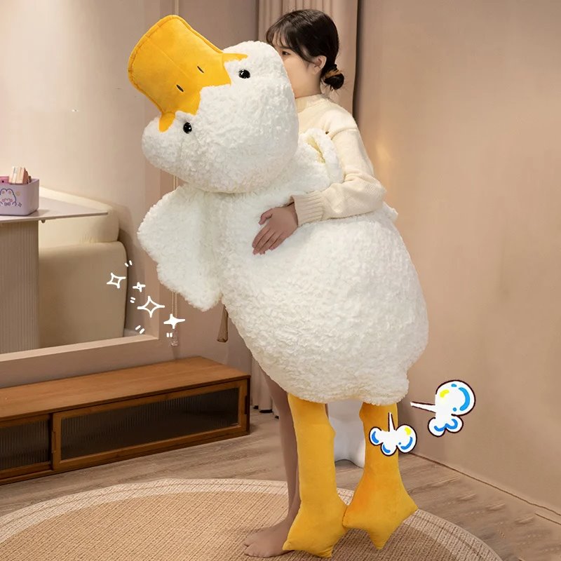 Cuddly Molly the Enormous White Duck Plush Toy