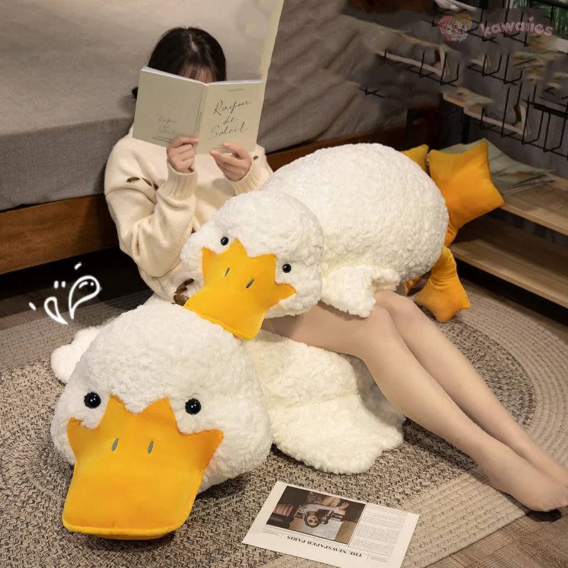 Cuddly Molly the Enormous White Duck Plush Toy