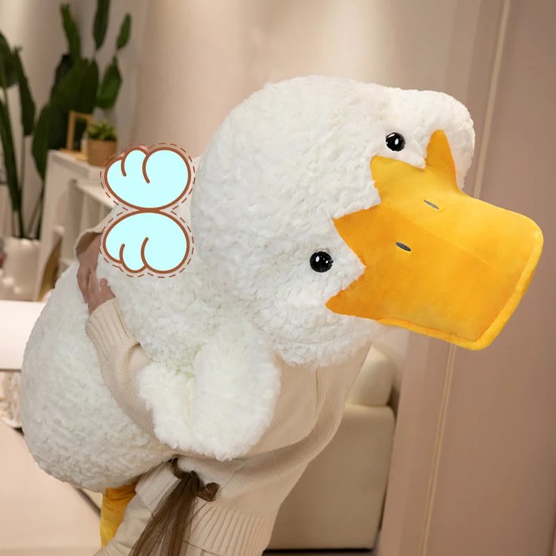 Cuddly Molly the Enormous White Duck Plush Toy