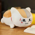 Cute and Cuddly Natsume Yuujinchou Nyanko Cat Plushie - White and Black Edition!