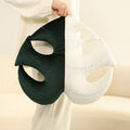 Vibrant Nordic Green Realistic Leaf Plush Pillow