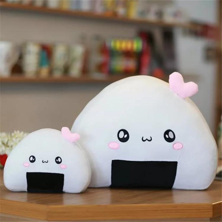 Adorable Onigiri Rice Ball Plushies - Your Japanese Snack Team!