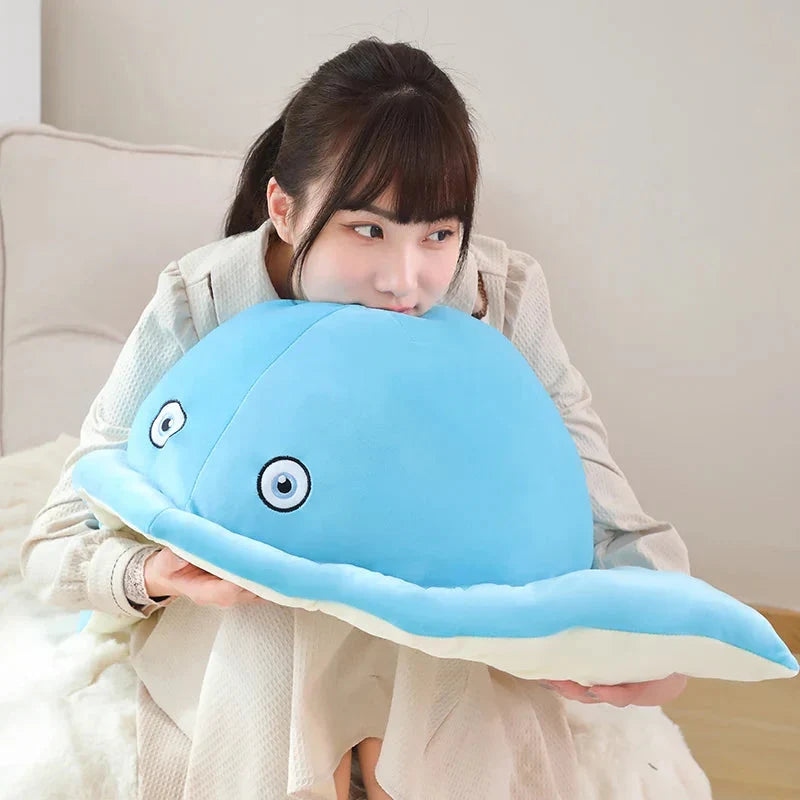 Adorable Pastel Purple and Blue Stingray Plush Toys