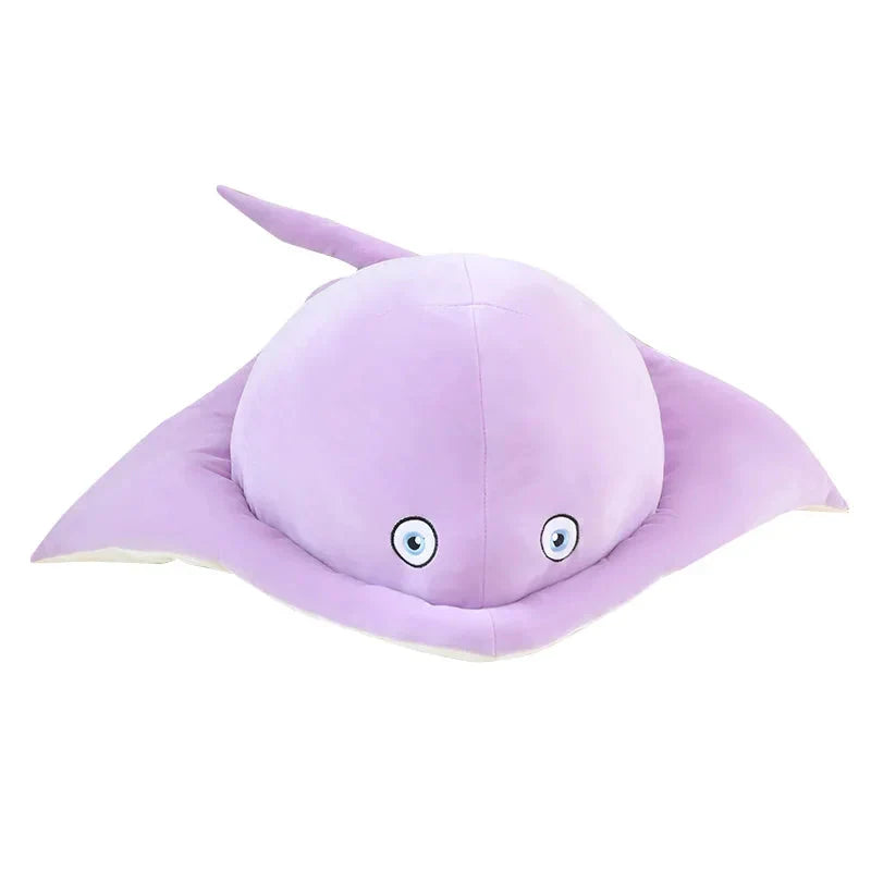 Adorable Pastel Purple and Blue Stingray Plush Toys