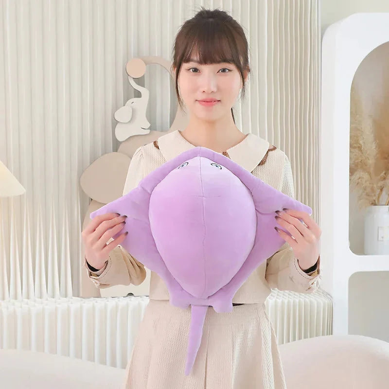 Adorable Pastel Purple and Blue Stingray Plush Toys