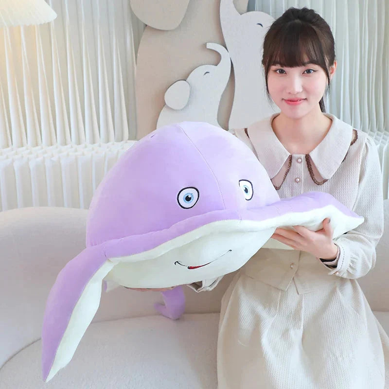 Adorable Pastel Purple and Blue Stingray Plush Toys