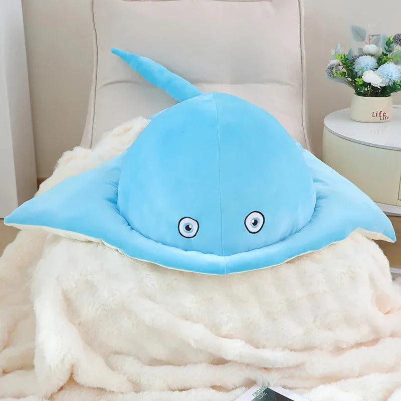 Adorable Pastel Purple & Blue Stingray Plush Toys
