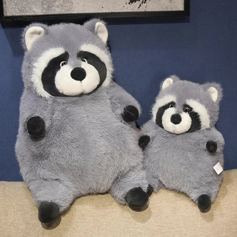 Adorable Chubby Raccoon Plushie - Peanut