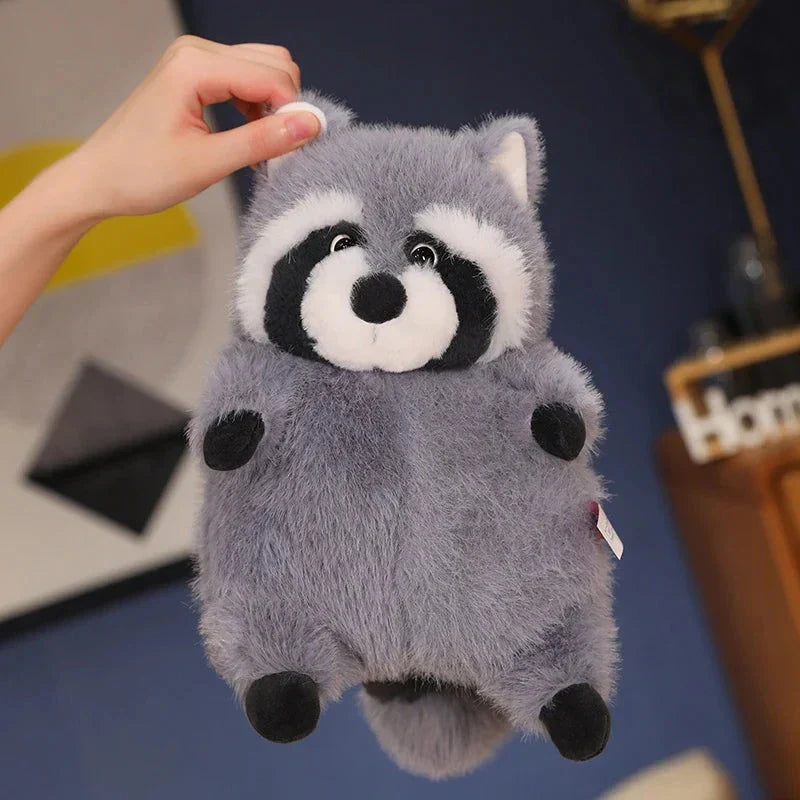 Adorable Chubby Raccoon Plushie - Peanut