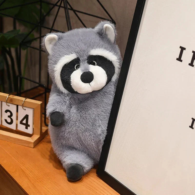 Adorable Chubby Raccoon Plushie - Peanut