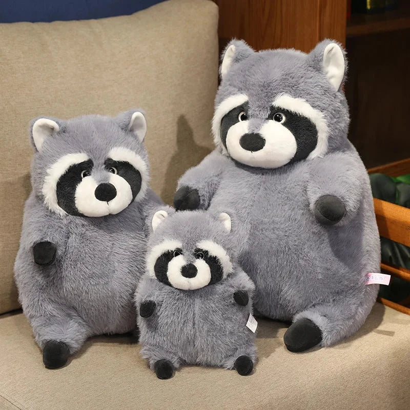 Adorable Peanut the Chunky Raccoon Plush Toy