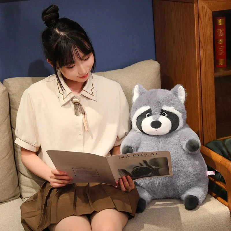 Adorable Chubby Raccoon Plushie - Peanut