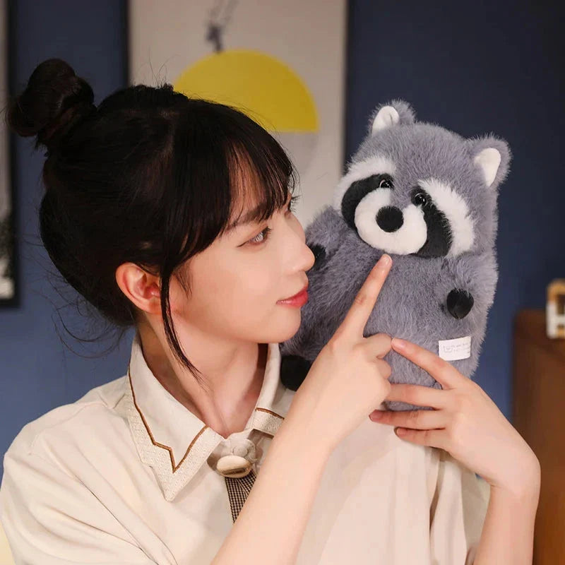 Adorable Peanut the Chunky Raccoon Plush Toy