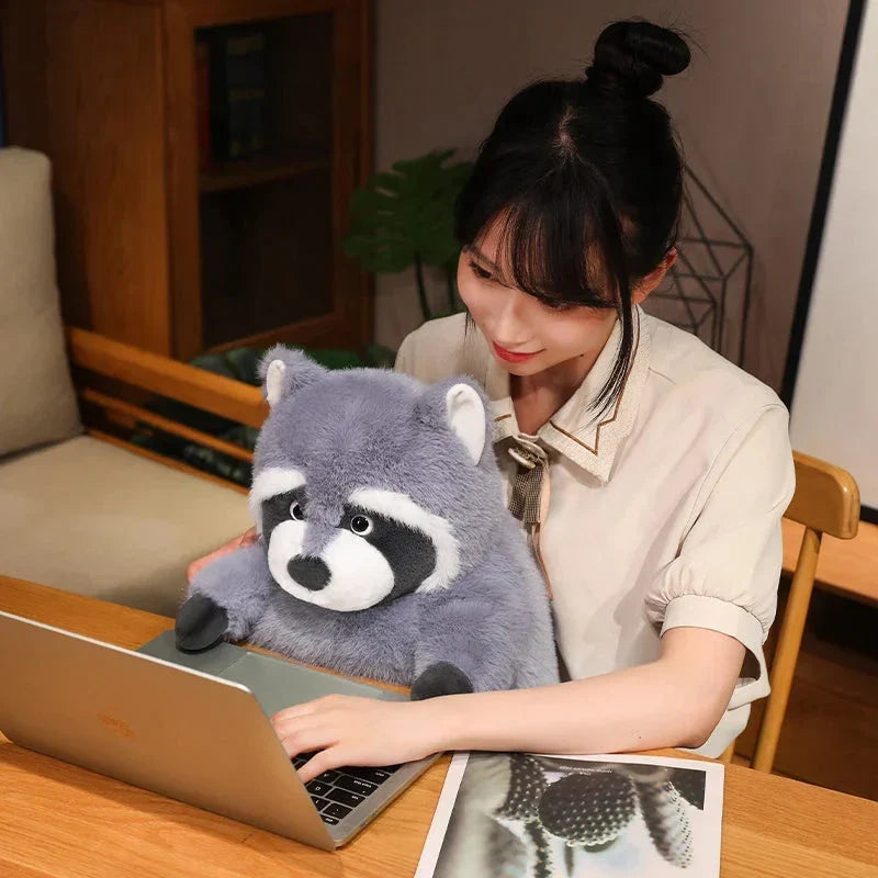 Adorable Chubby Raccoon Plushie - Peanut