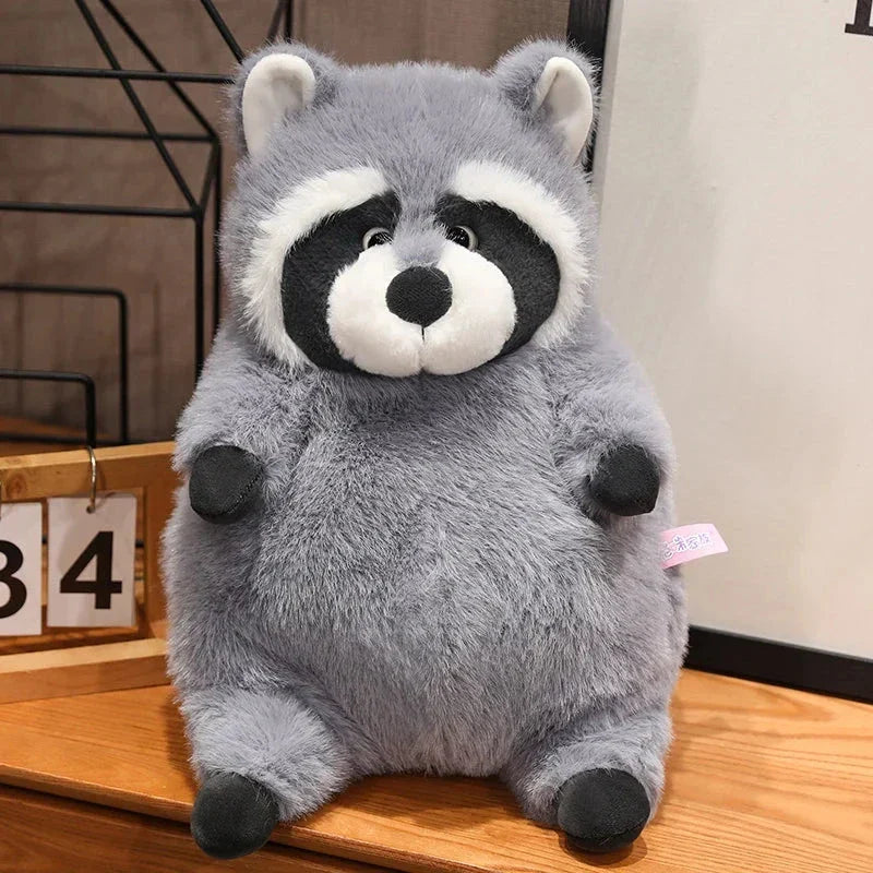 Adorable Peanut the Chunky Raccoon Plush Toy