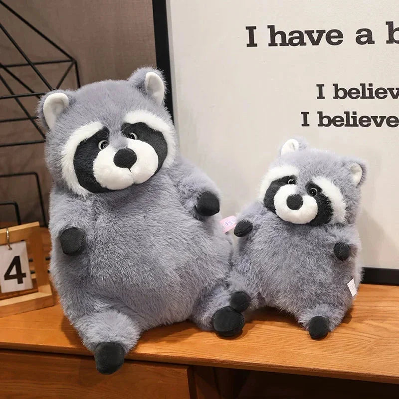 Adorable Chubby Raccoon Plushie - Peanut