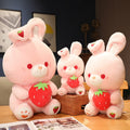 Adorable Pink Strawberry Bunny Plush Toy