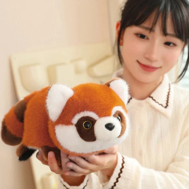Adorable Reversible Plush: Red Panda & Panda Combo