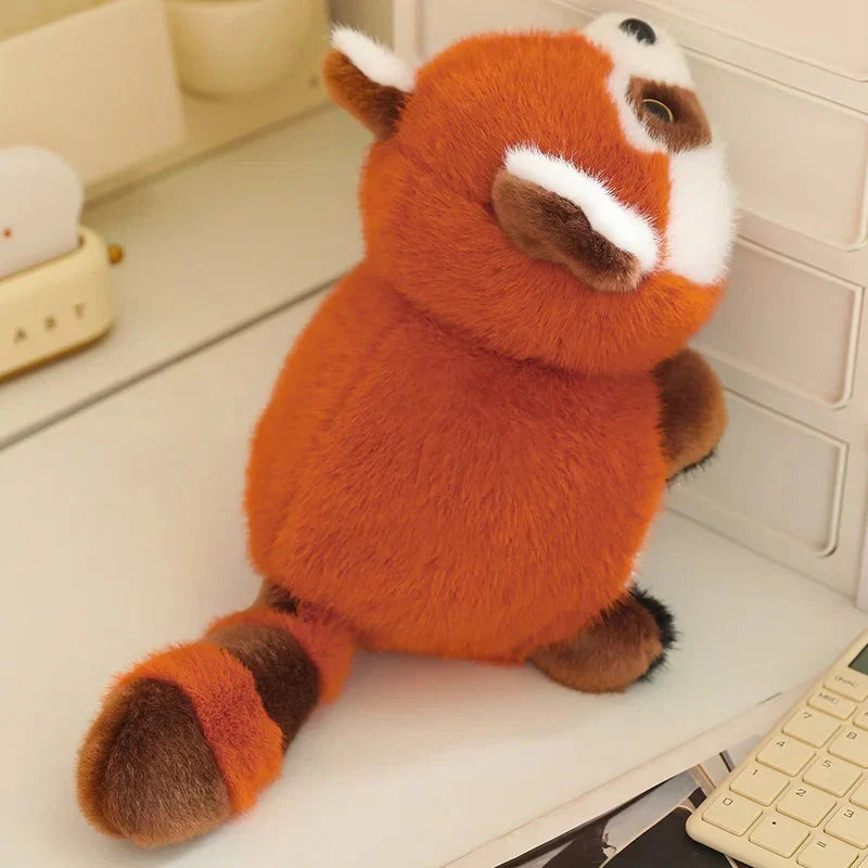 Adorable Reversible Plush: Red Panda & Panda Combo