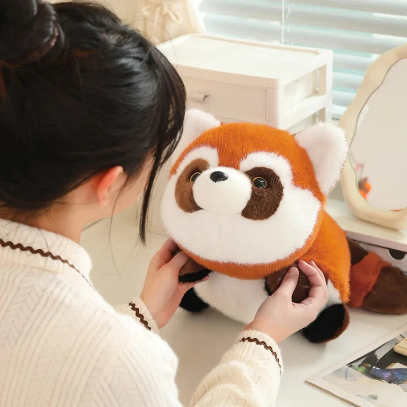 Adorable Reversible Plush: Red Panda & Panda Combo