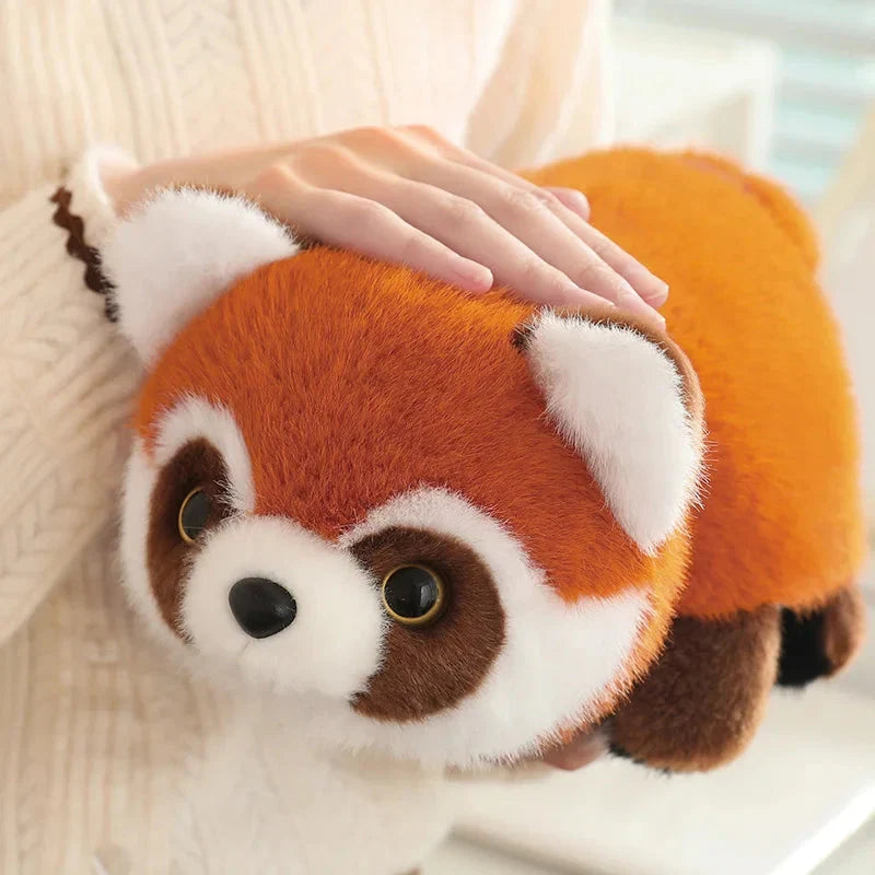 Adorable Reversible Plush: Red Panda & Panda Combo