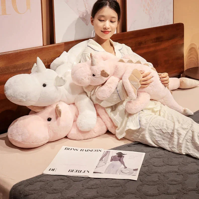 Enchanting Ryoko and Nuri Horned Dragon Plush Toys