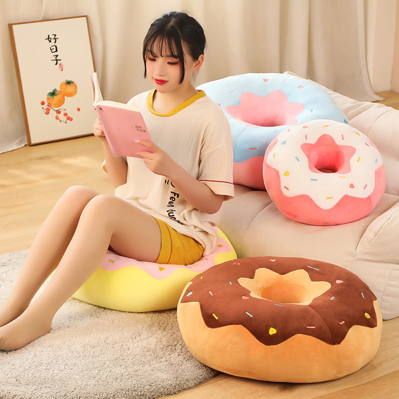 Adorable Soft Pastel Donut Plush Cushion Collection