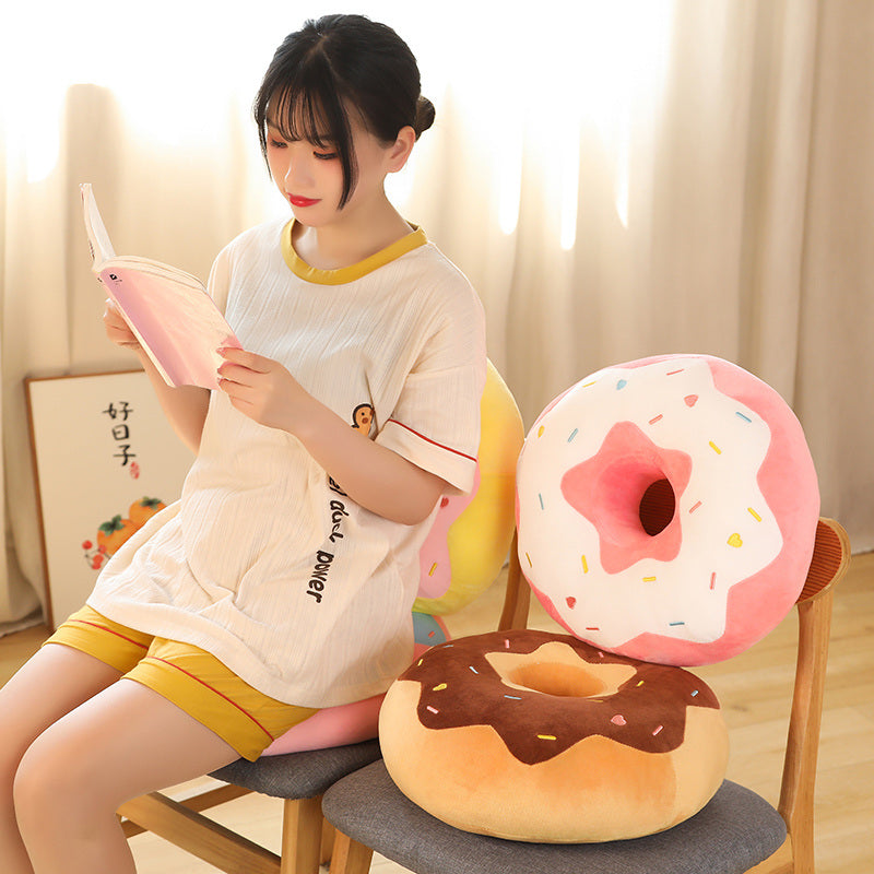 Adorable Soft Pastel Donut Plush Cushion Collection