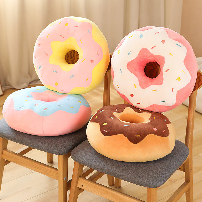 Adorable Soft Pastel Donut Plush Cushion Collection