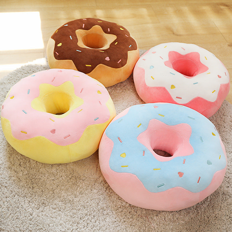 Adorable Soft Pastel Donut Plush Cushion Collection