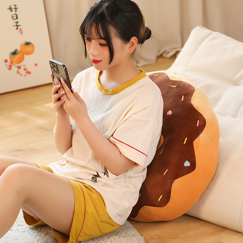 Adorable Soft Pastel Donut Plush Cushion Collection