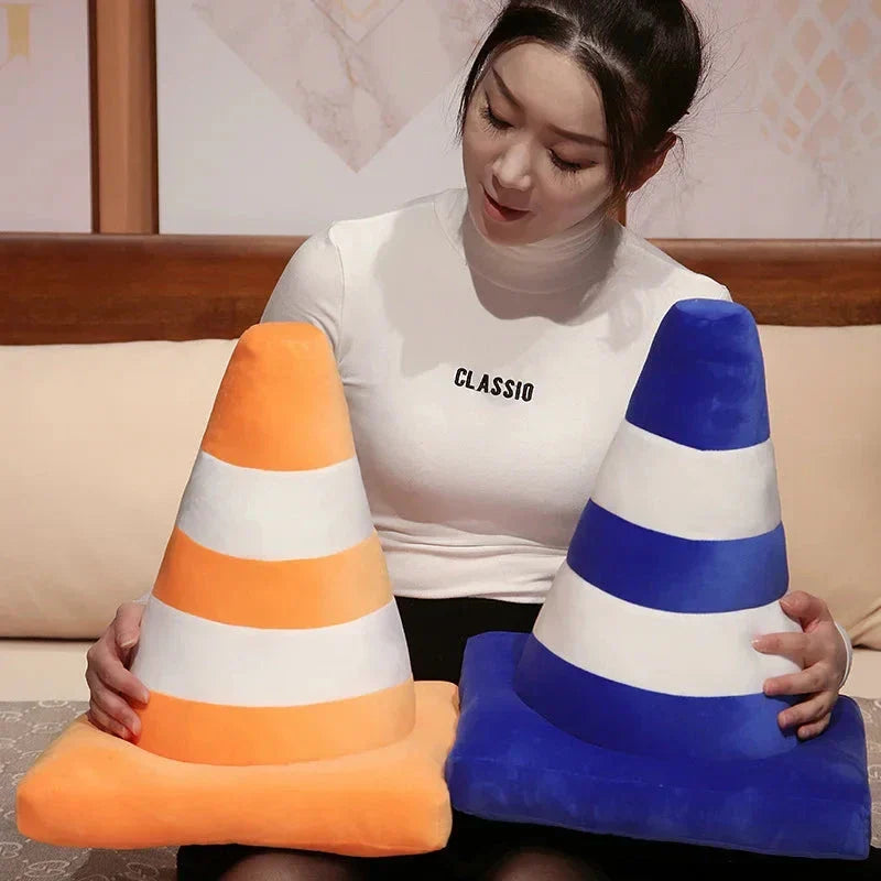 Adorable Soft Plush Traffic Cone Toys