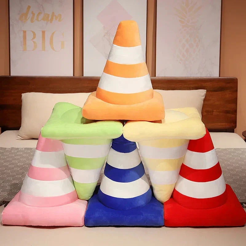 Adorable Soft Plush Traffic Cone Toys