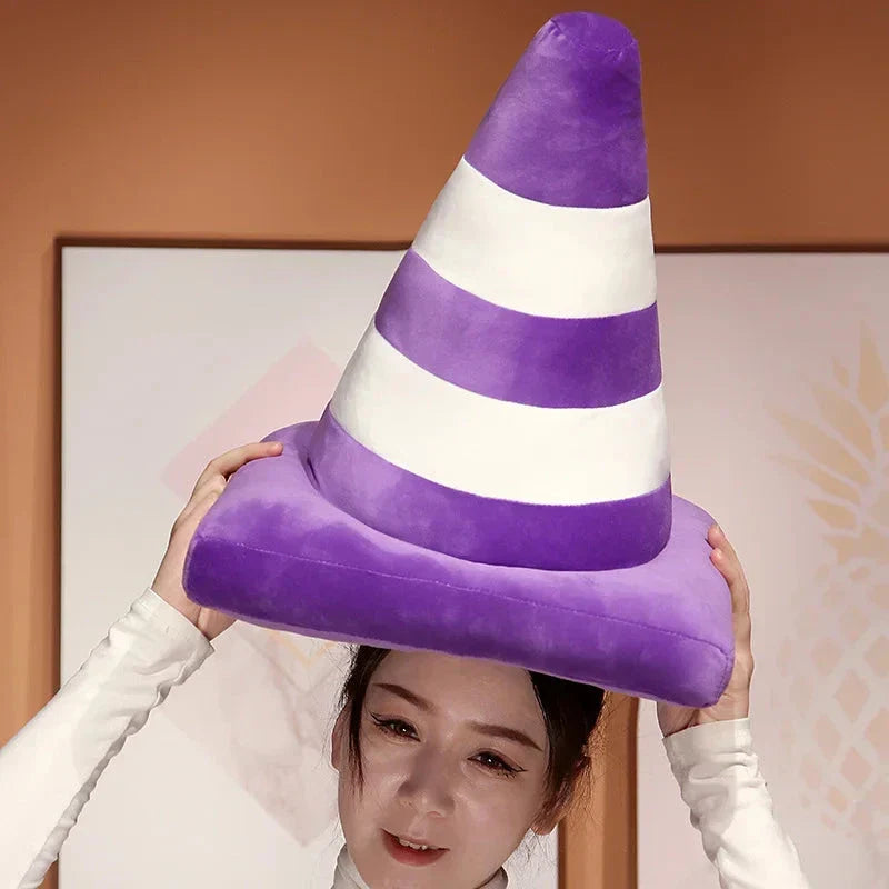 Cuddle-Friendly Plush Traffic Cones