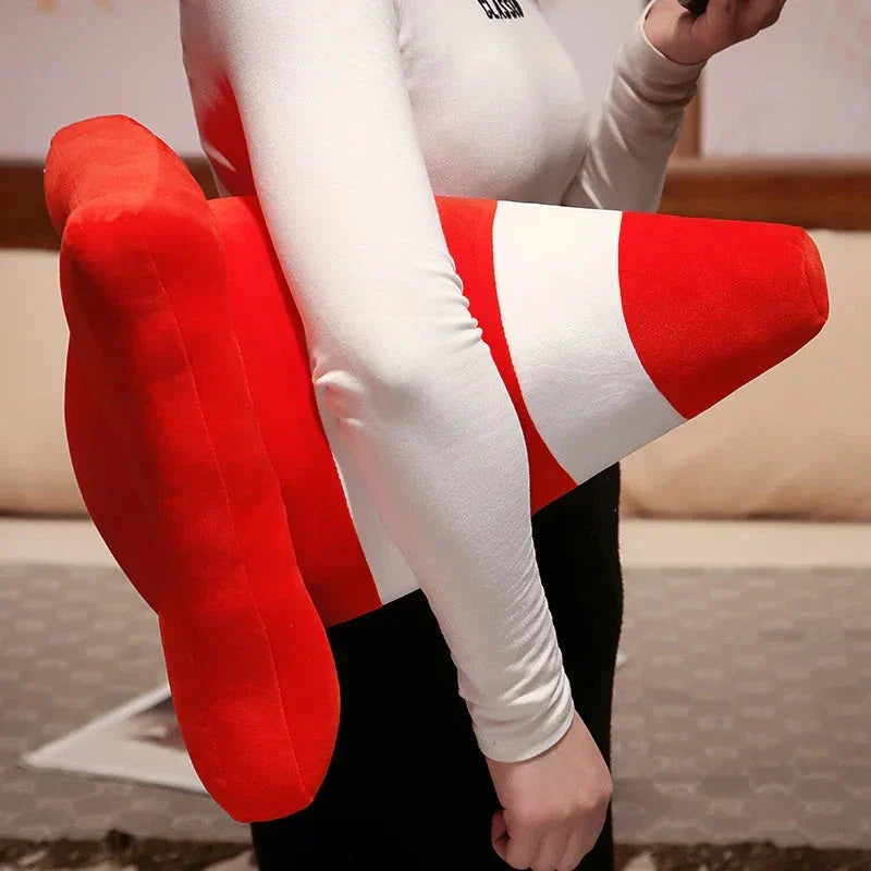 Cuddle-Friendly Plush Traffic Cones