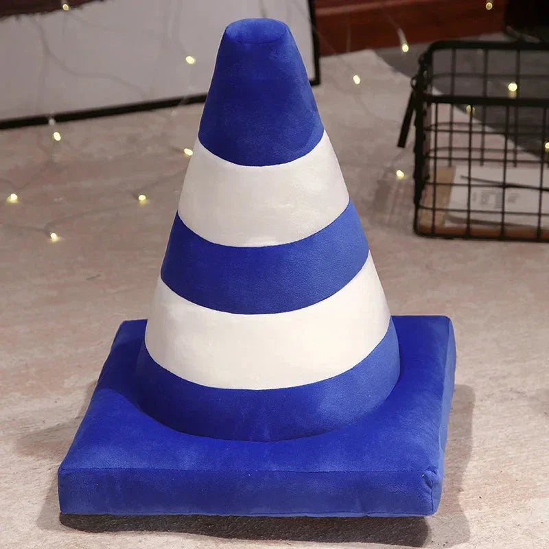 Cuddle-Friendly Plush Traffic Cones