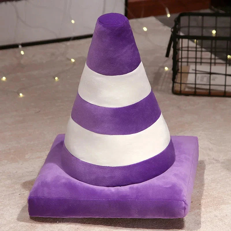 Cuddle-Friendly Plush Traffic Cones
