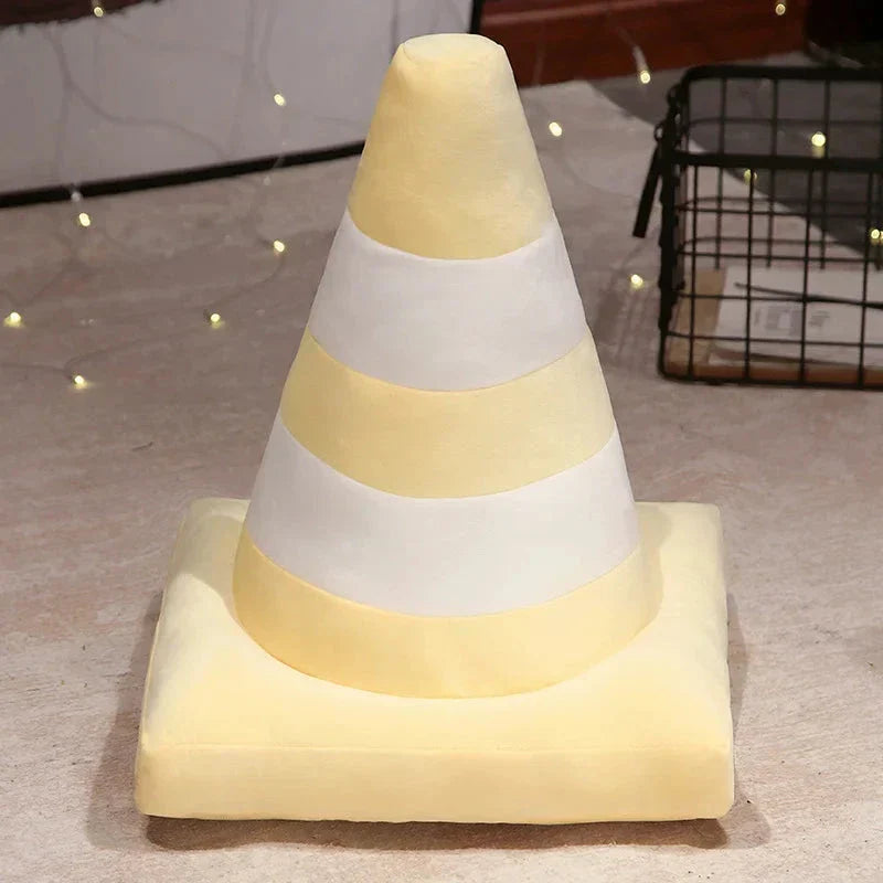 Cuddle-Friendly Plush Traffic Cones
