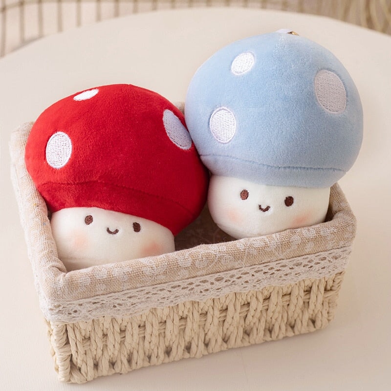 Adorable Squishy Mushroom Plushie Keychains for Extra Cuteness!