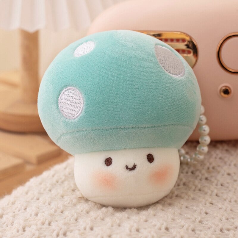 Adorable Squishy Mushroom Plushie Keychains for Extra Cuteness!