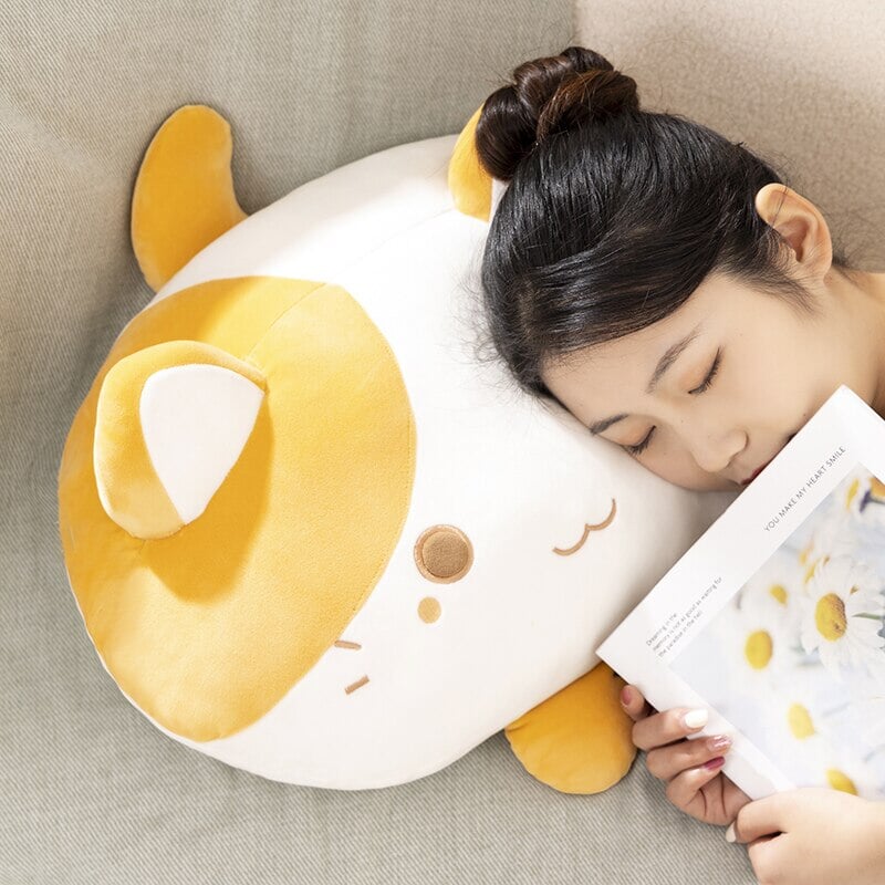 Adorable Squishy Cat Pillow Plush Toy