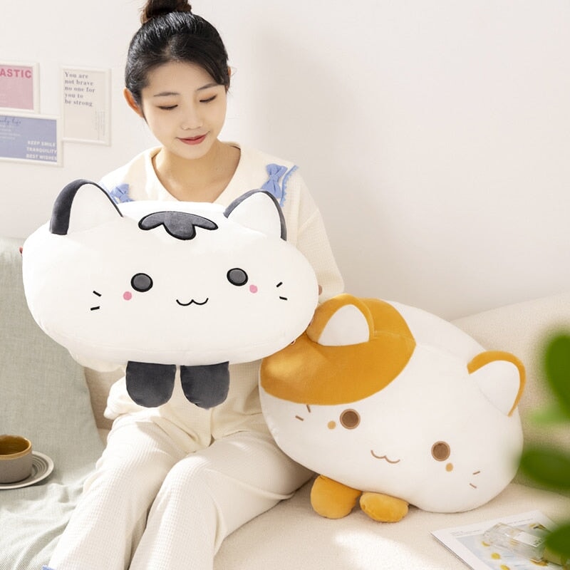 Adorable Squishy Cat Pillow Plush Toy