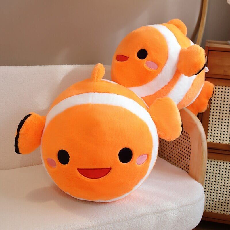 Adorable Stripes the Clownfish Plush Toy