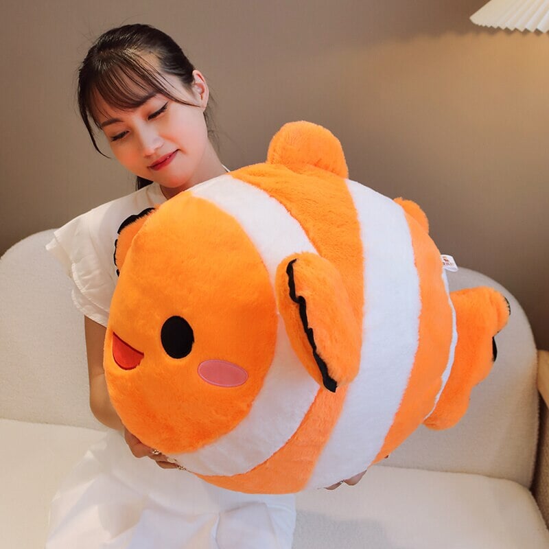 Adorable Stripes the Clownfish Plush Toy