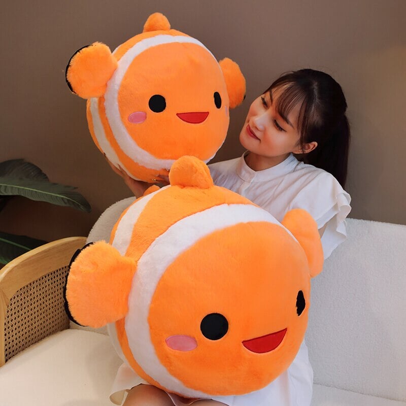 Adorable Stripes the Clownfish Plush Toy