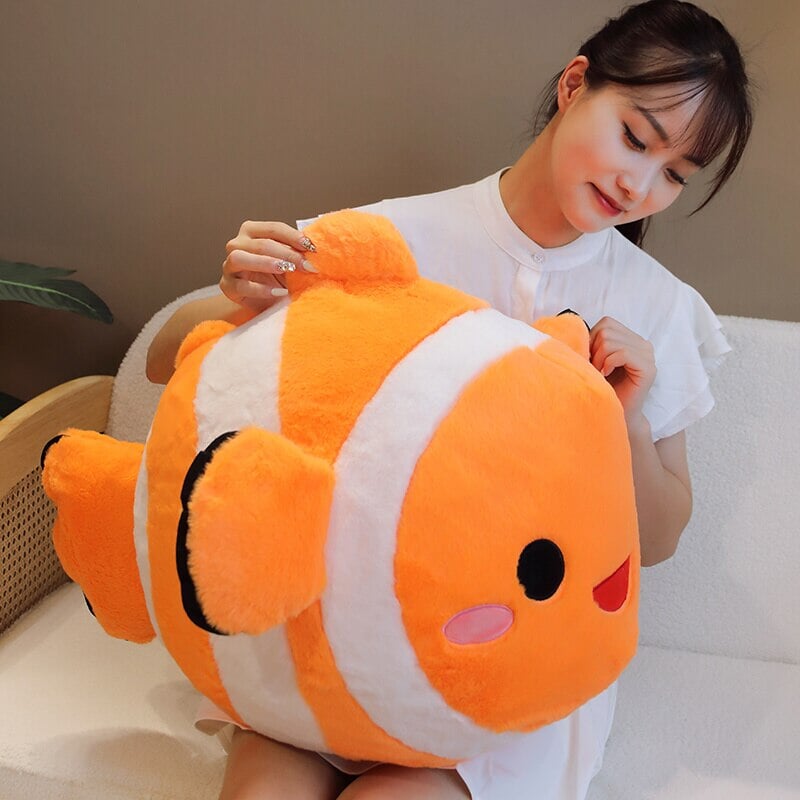 Adorable Stripes the Clownfish Plush Toy