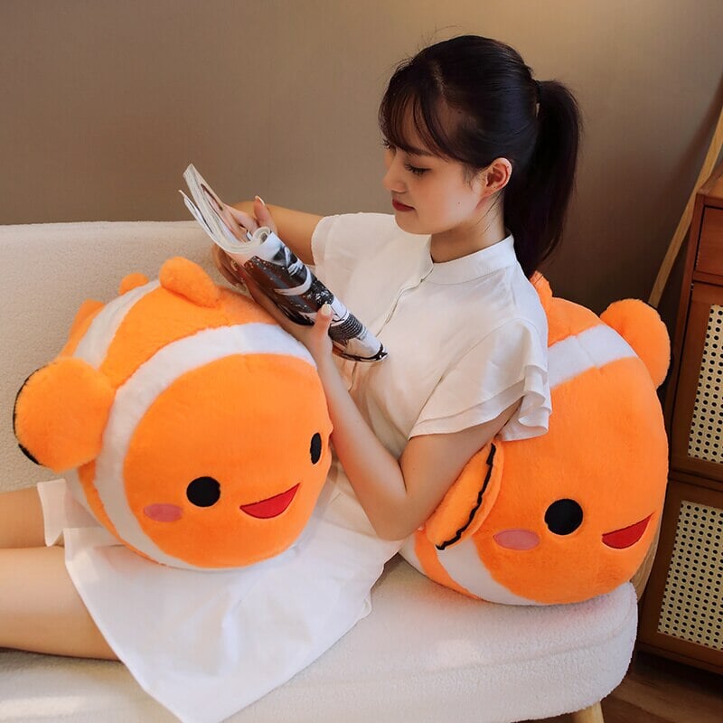Adorable Stripes the Clownfish Plush Toy