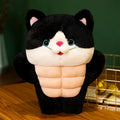 Adorable Strong Muscle Cat Plush Toy